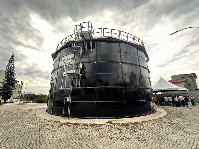 reservatório marca um grande avanço para o abastecimento de Guarapari,