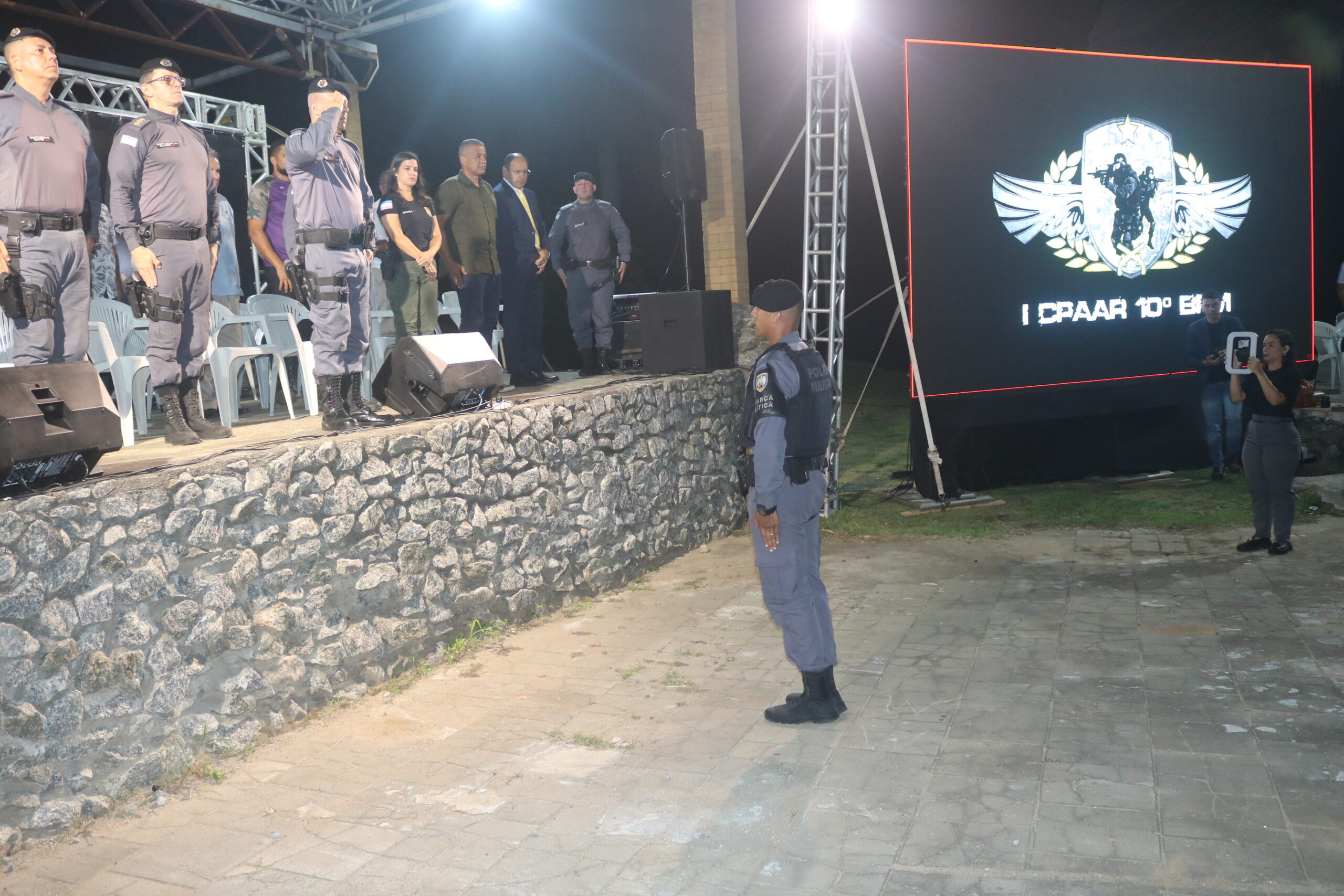 10º Batalhão realiza formatura do I Curso de Patrulhamento em Áreas de Alto Risco (CPAAR)