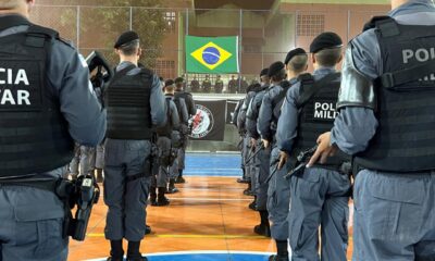 Polícia Militar realiza formatura do I CPAAR da 16ª Cia Independente