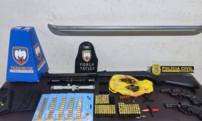 Ação policial com apoio aéreo cumpre 19 ordens judiciais em Nova Venécia