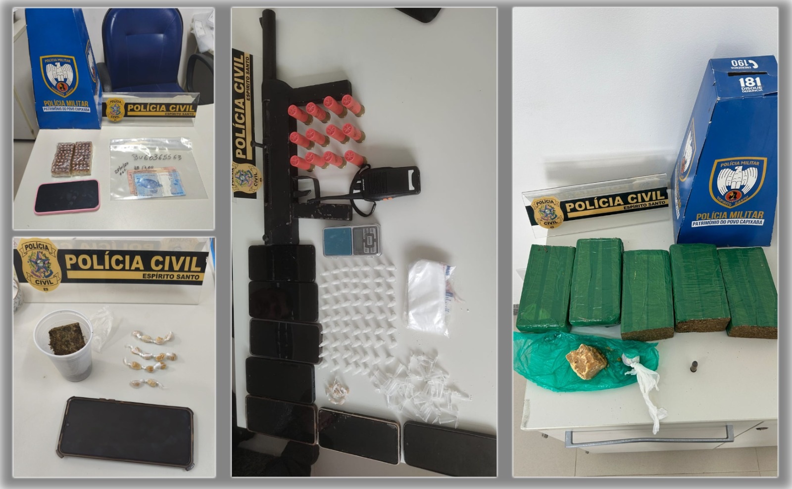 Ação Conjunta entre Polícia Militar e Polícia Civil cumpre 20 mandados e prende 12 pessoas em São Gabriel da Palha