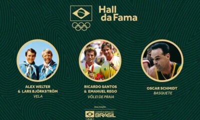 COB anuncia os atletas que serão homenageados este ano no Hall da Fama