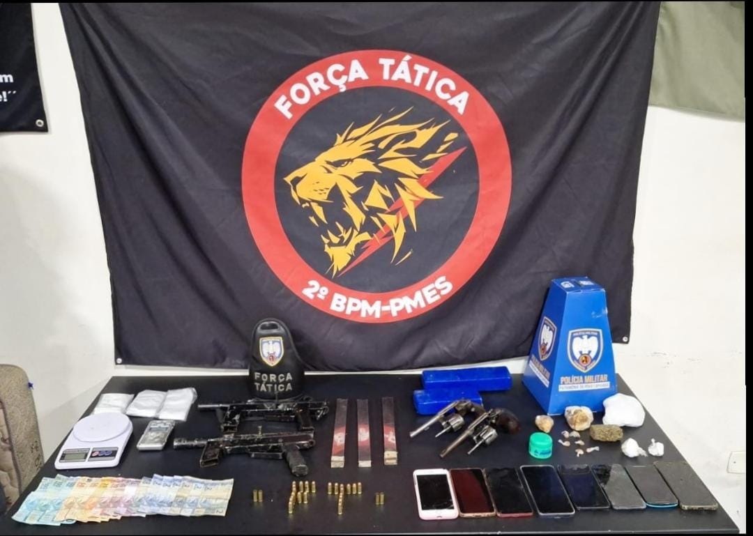 Operação da Força Tática do 2º BPM resulta em grande apreensão na zona rural de Nova Venécia