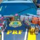 PRF apreende cigarros contrabandeados e cigarros eletrônicos na BR-101, em Guarapari