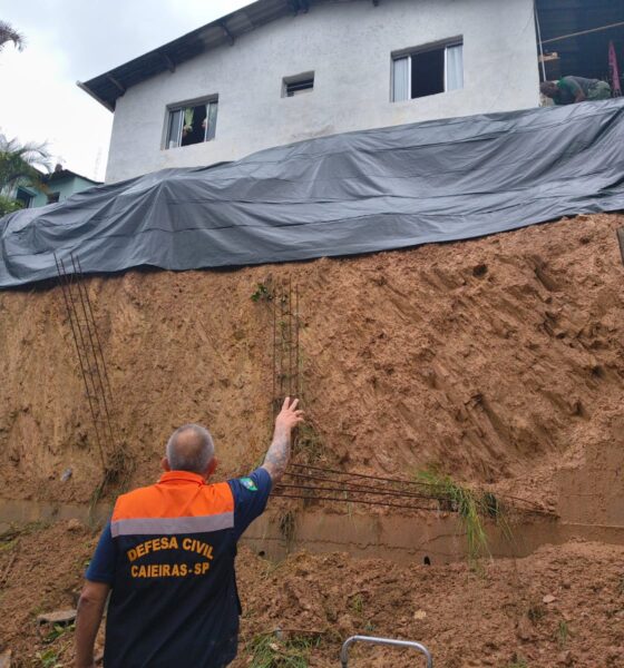 Defesa Civil mantém 30 municípios em estado de atenção para risco de deslizamentos