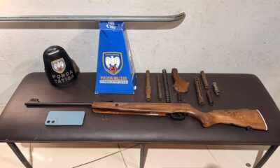 Duas pessoas são detidas e armas são apreendidas pelo 2º Batalhão durante operação em Nova Venécia