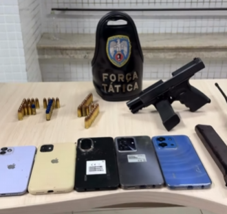 Operação da Força Tática do 7º BPM resulta em confronto armado e apreensão de arma no bairro Flexal II