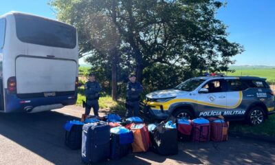 PM apreende mais de 350 kg de folhas de coca em Ourinhos