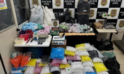 Polícia Civil amplia ofensiva e apreensões de drogas sintéticas aumentam 8 vezes