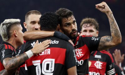 Flamengo reage e vence Santos de virada por 3 a 1 no Brasileirão