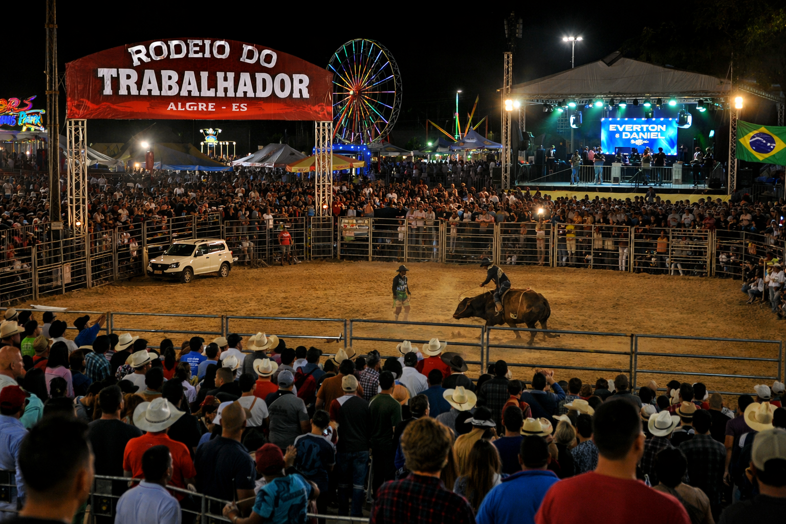 Rodeio do Trabalhador em Alegre terá quatro dias de festa com entrada gratuita e shows